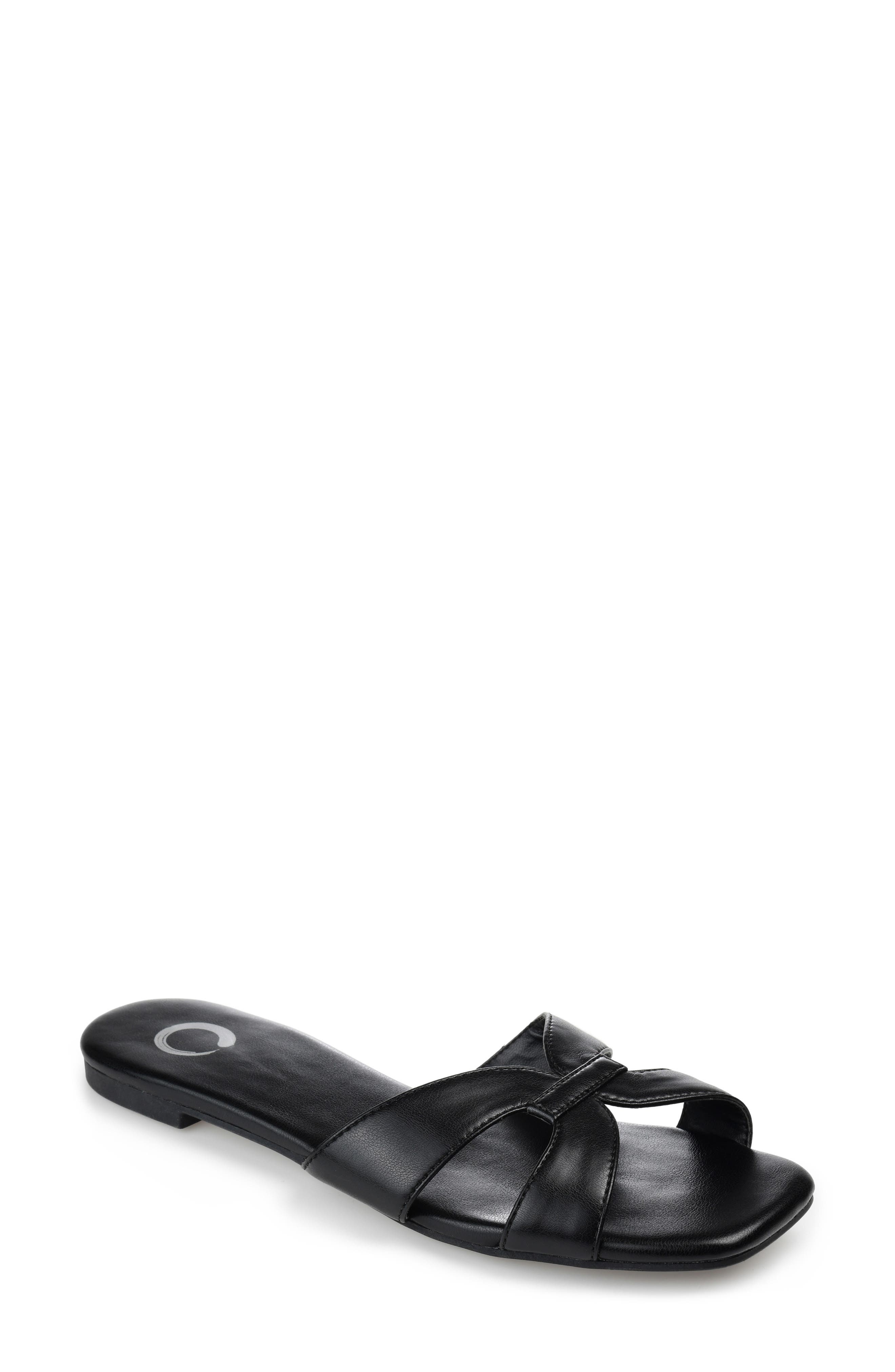Journee Collection Taleesa Slide Sandal, Main, color, 