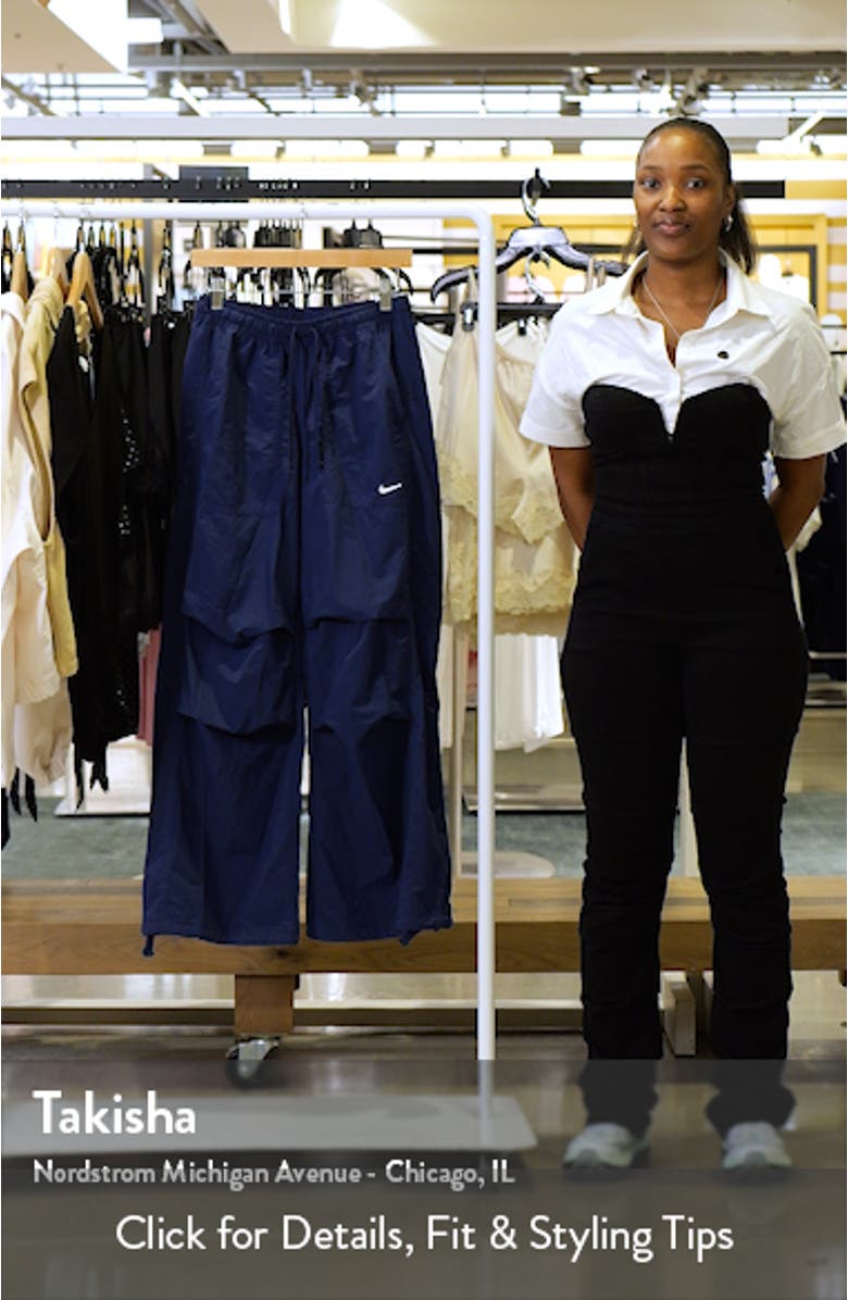 Sportswear Loose Mid Rise Structured Pants, sales video thumbnail