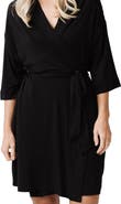 Cozy Earth Three-Quarter Sleeve Robe