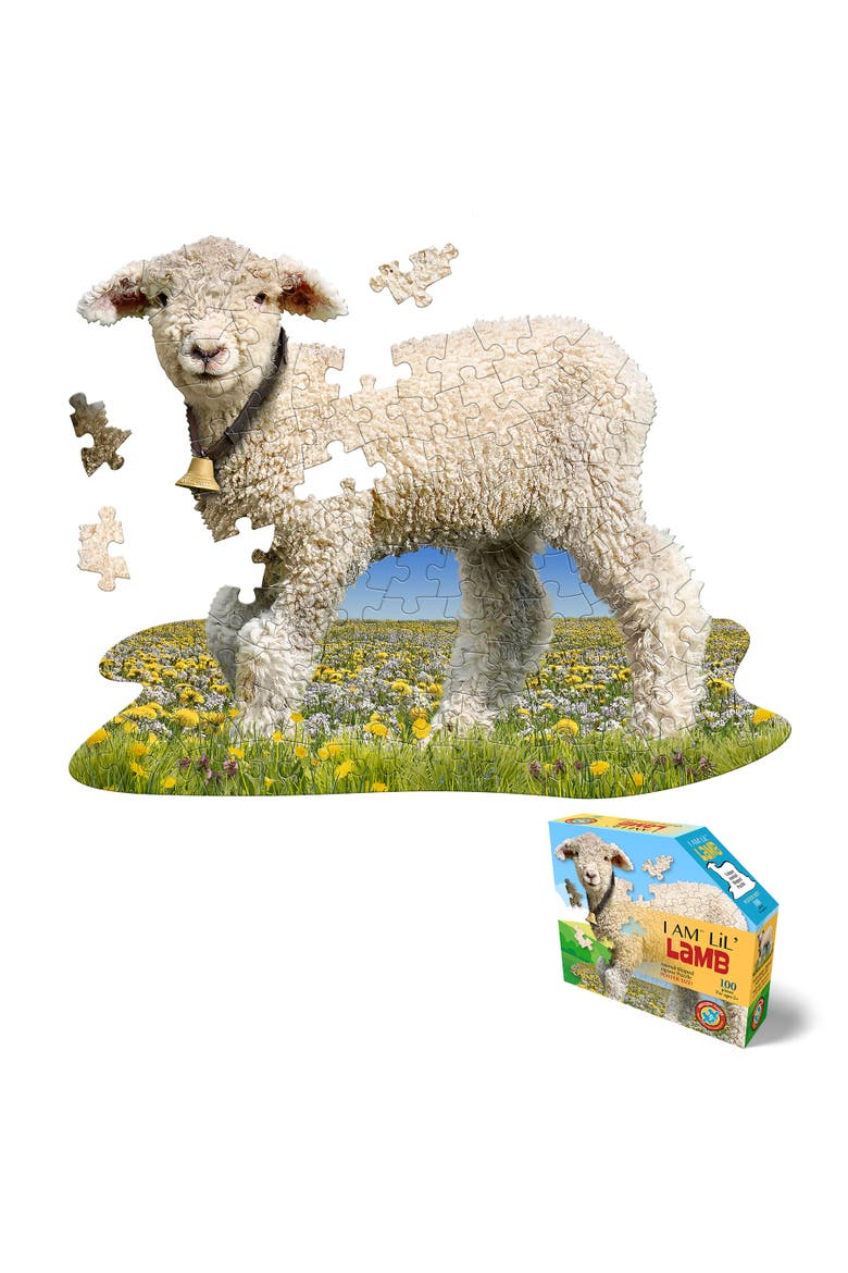 Lil' Lamb Jigsaw Puzzle, 100 Pieces, Alternate, color, Multicolored