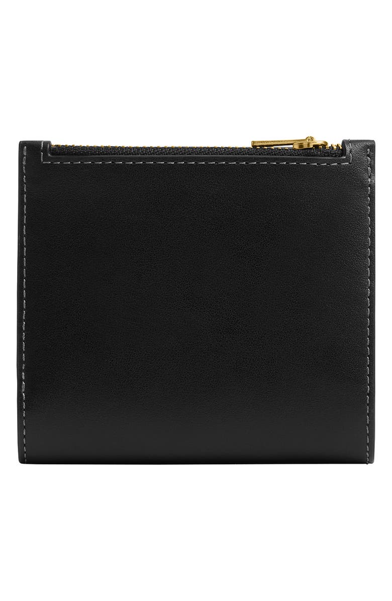 COACH Essential Refine Bifold Leather Card Case, Alternate, color, Black