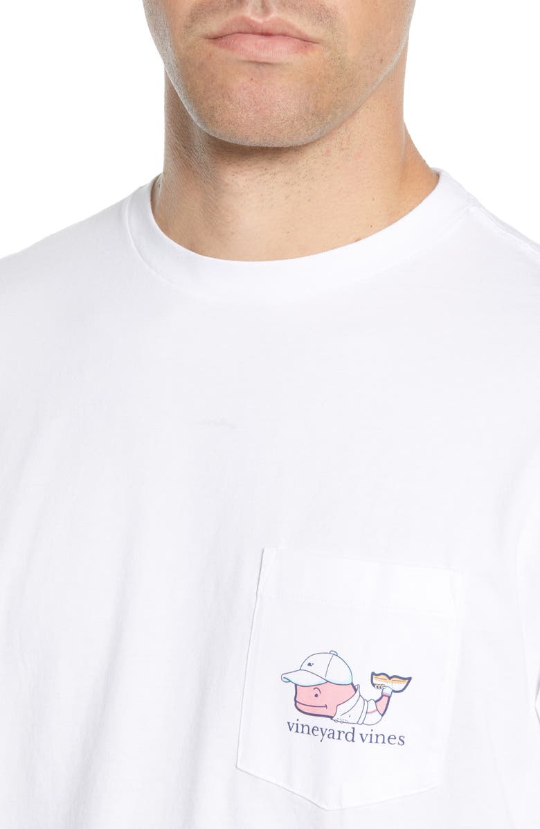 vineyard vines Tennis Pro Whale Pocket T-Shirt, Alternate, color, 