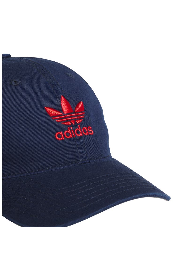 Relaxed Baseball Cap, Alternate, color, NIGHT INDIGO/ BETTER SCARLET
