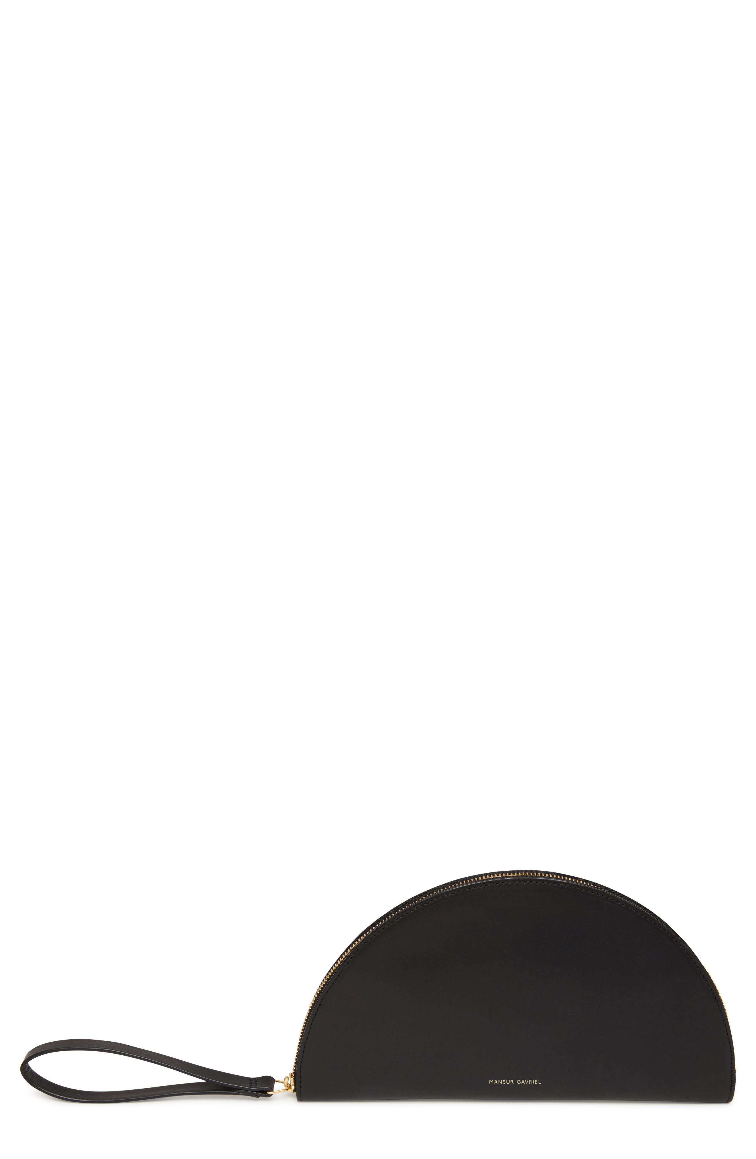 Moon Leather Wallet, Main, color, BLACK/ FLAMMA