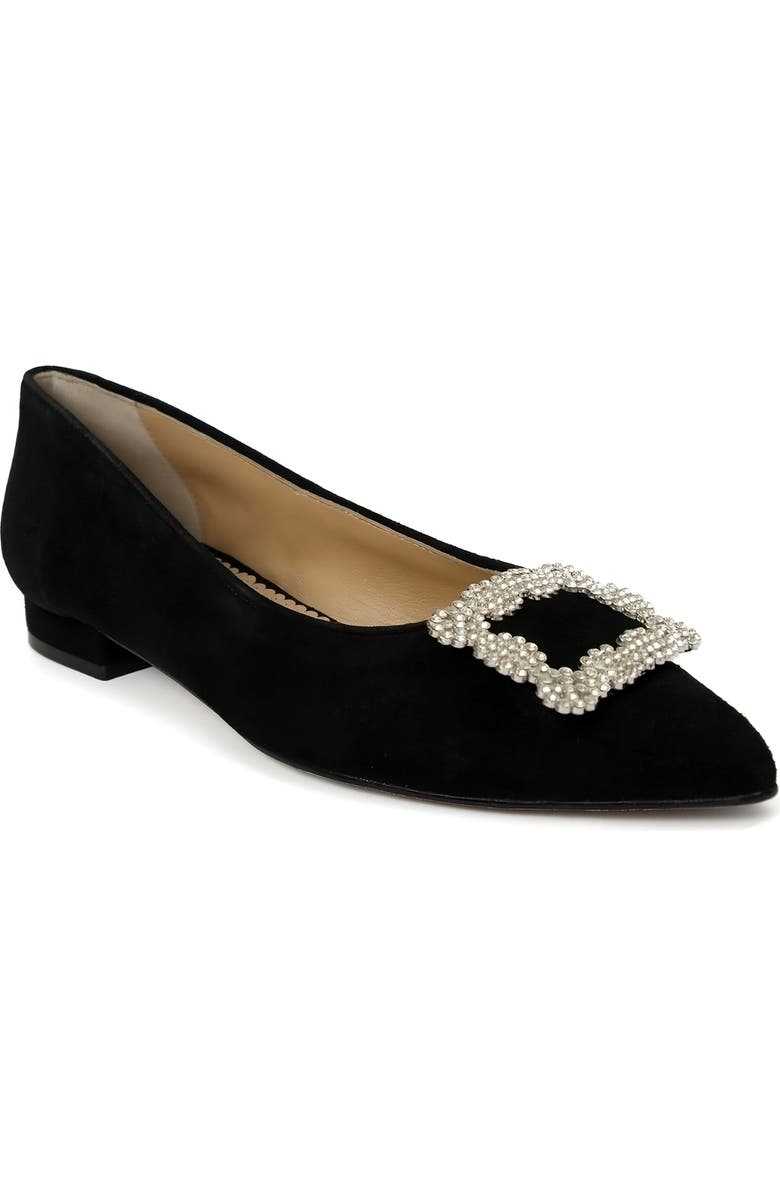 Menina Step Tiara Crystal Flat, Alternate, color, Black Crystal