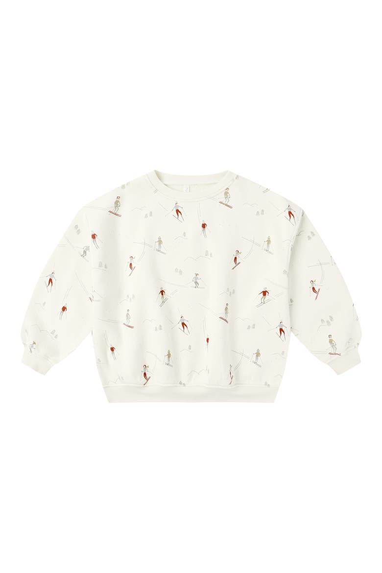 Relaxed Graphic Sweatshirt, Main, color, SKIERS
