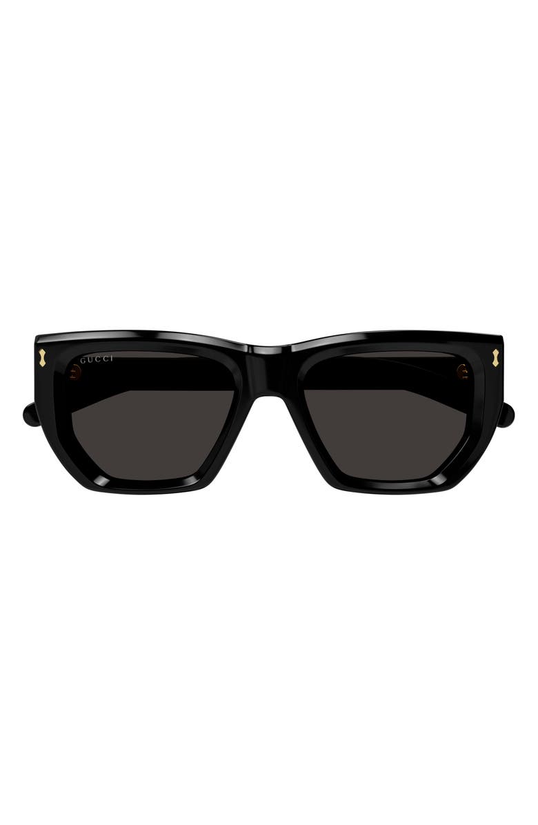 Gucci 53mm Cat Eye Sunglasses, Main, color, 
