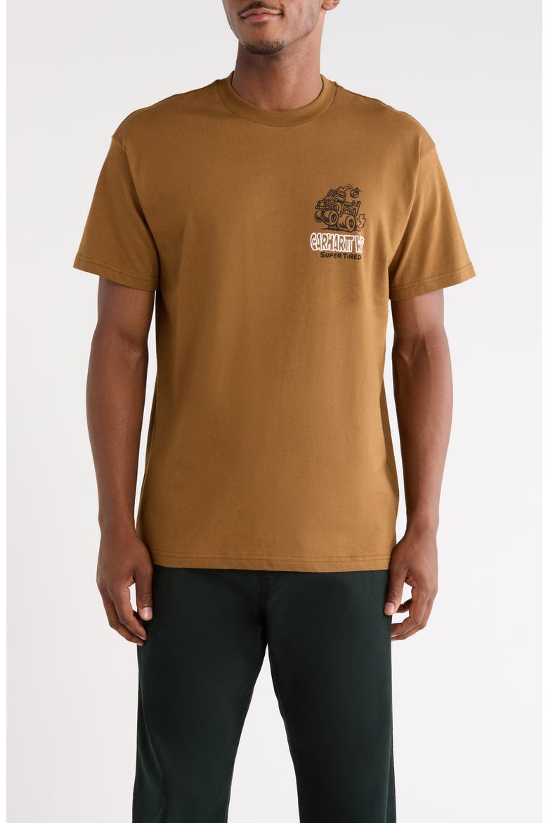Hot Rat Organic Cotton Graphic T-Shirt, Main, color, WIP H BROWN