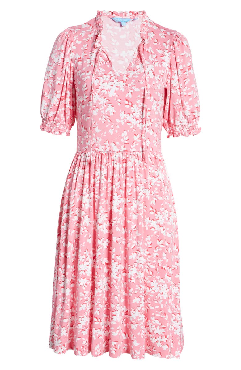 Draper James Nanci Shadow Floral Dress, Alternate, color, 