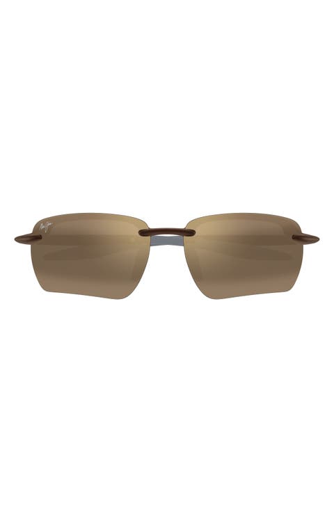 Ho’okipa Ultra G 65mm Oversize PolarizedPlus2® Rectangular Sunglasses