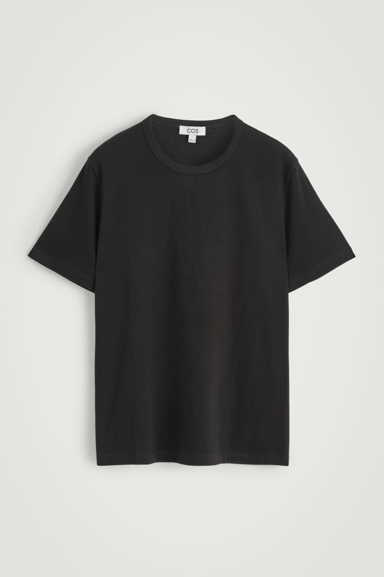 Brushed-Cotton Shirt, Alternate, color, BLACK