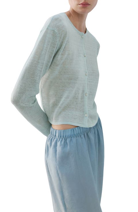 Whisper Weight Linen Blend Cardigan