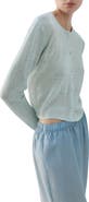 MANGO Whisper Weight Linen Blend Cardigan