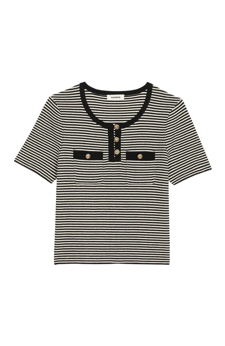 SANDRO Striped sweater, Alternate, color,