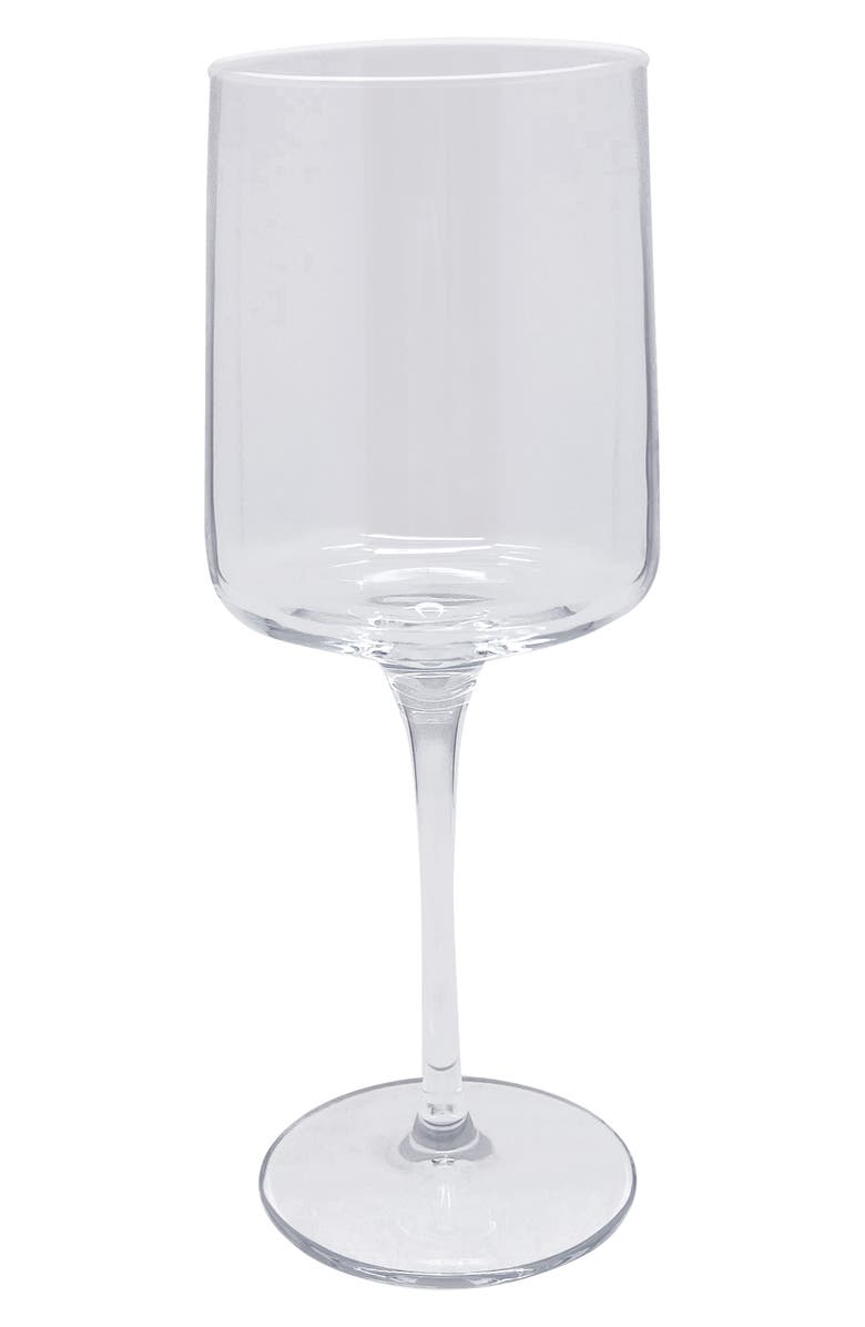Mariposa Fine Line Set of 4 Wine Glasses, Main, color, White