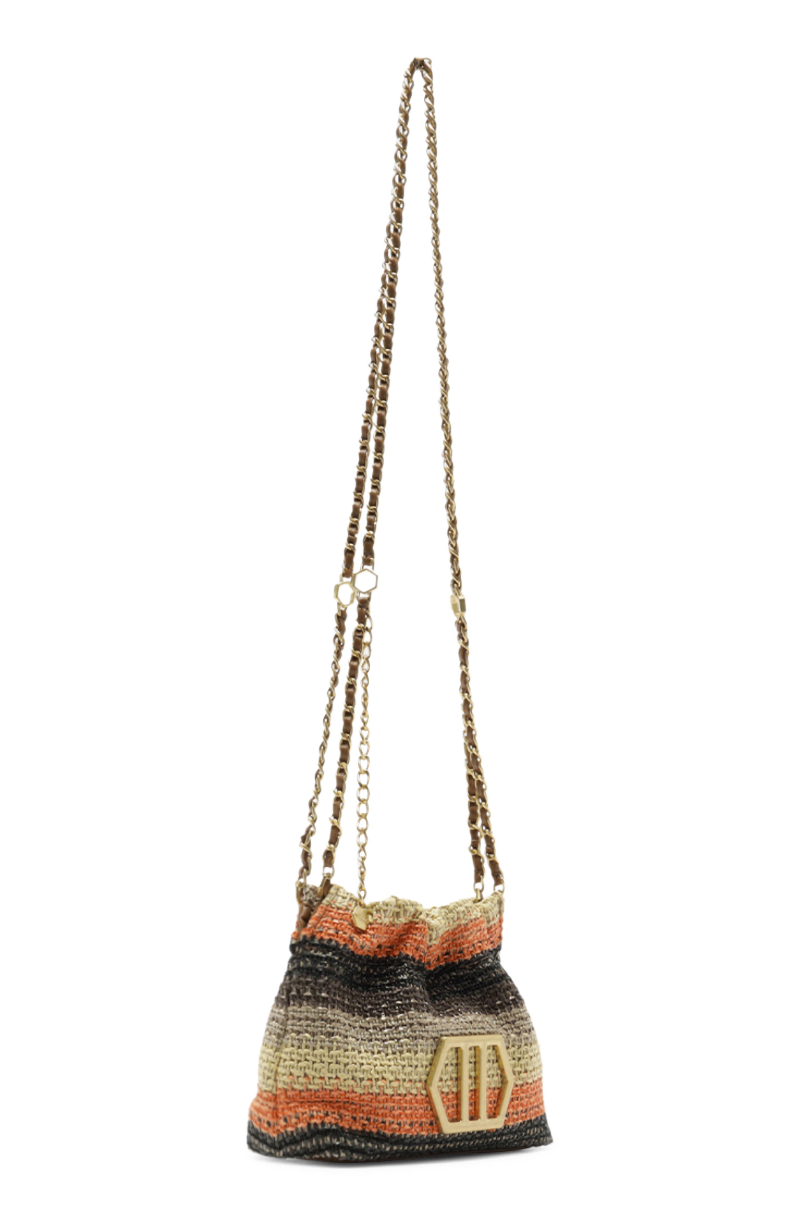 Arezzo Small Jackie Crossbody Bag, Alternate, color, Multinatural/ Sol Natural