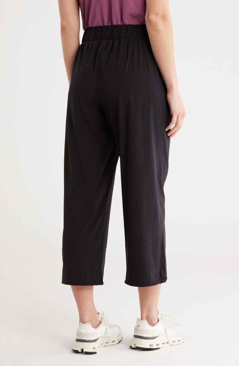 Z by Zella Interval Utility Crop Pants, Alternate, color, Black