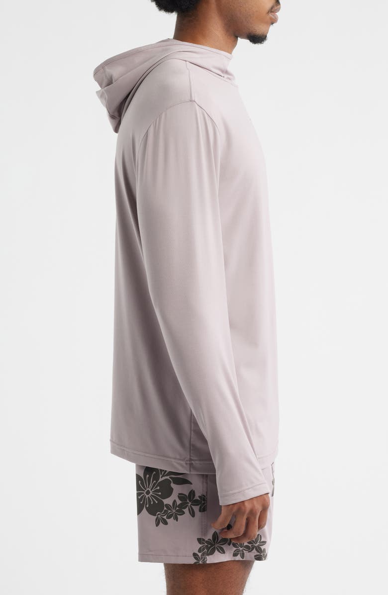 TENŌRE Logo Graphic Hooded T-Shirt, Alternate, color, Zinc