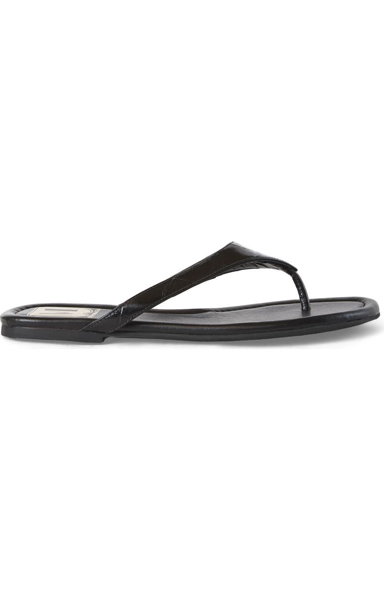 Bruno Magli Malora Flip Flop, Alternate, color, Black Leather