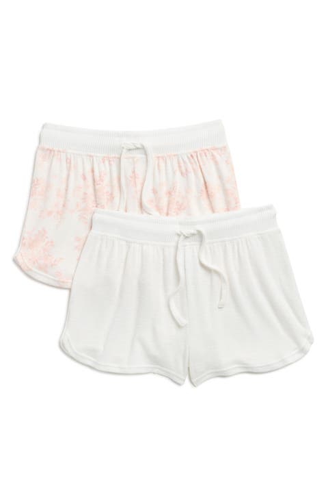 2-Pack Assorted Slub Pajama Shorts