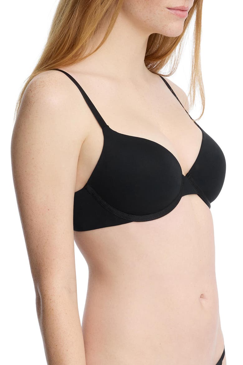 Insider Convertible T-Shirt Bra, Alternate, color, Black