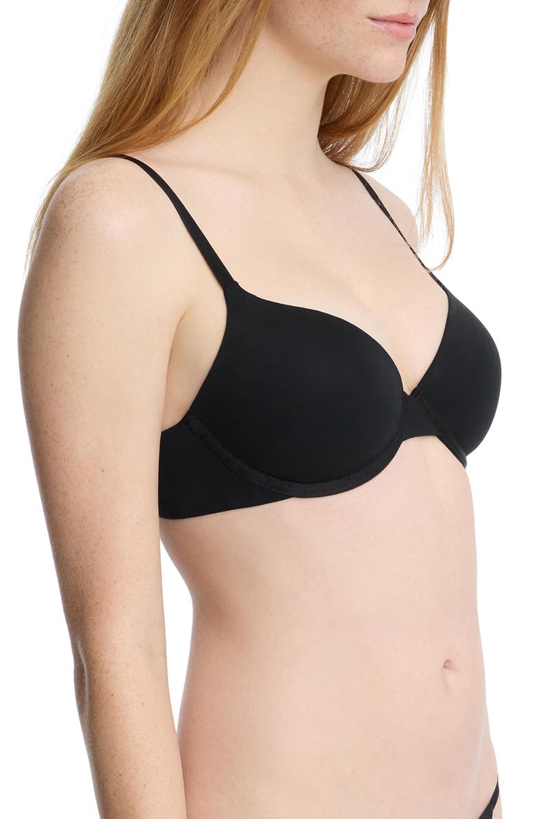 Skarlett Blue Insider Convertible T-Shirt Bra, Alternate, color, Black
