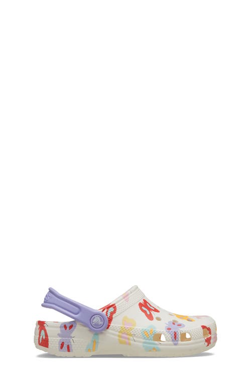 CROCS CROCS KIDS' BUTTERFLY CLASSIC CLOG 