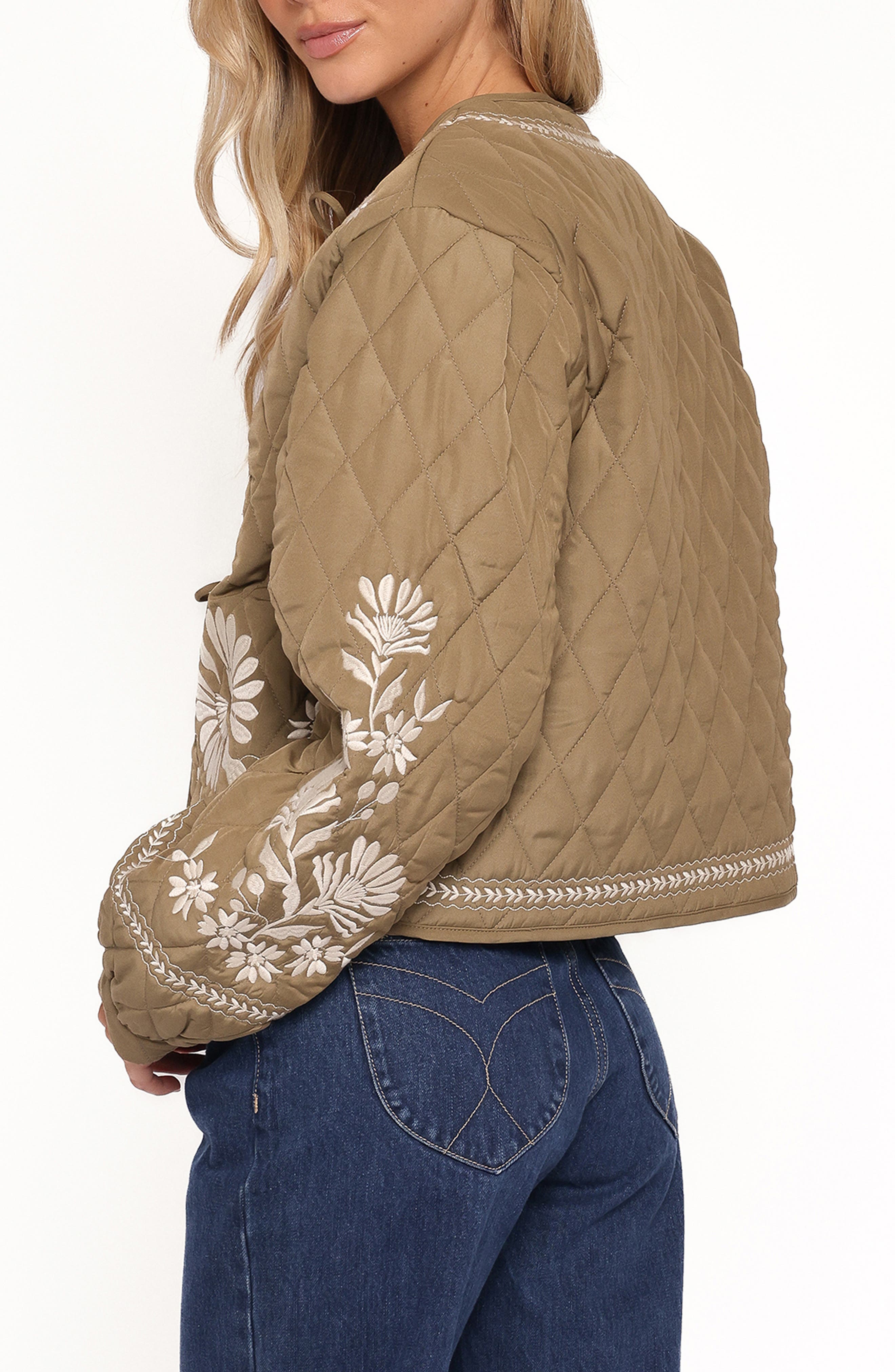 Petal & Pup Vako Floral Quilted Jacket (Women) | Nordstrom