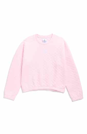 adidas Kids' Quilted Crewneck Fleece Sweatshirt