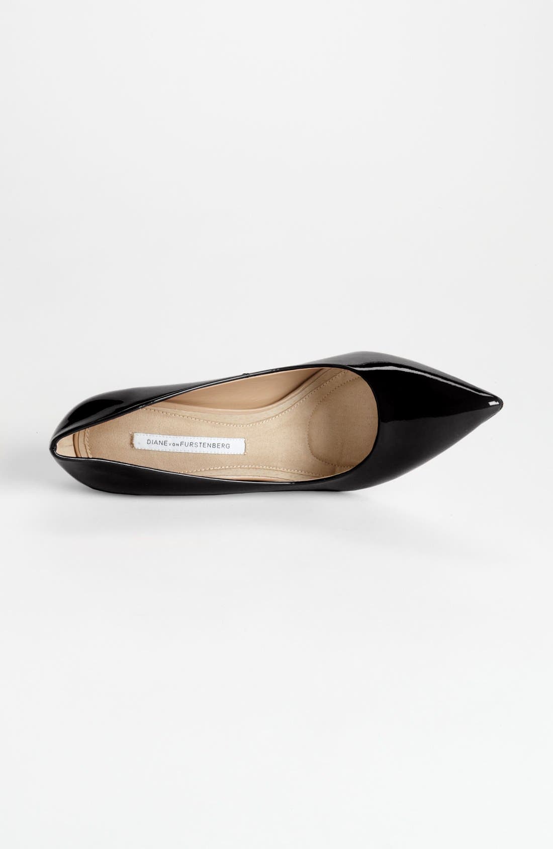'Anette' Pump, Alternate, color, BLACK PATENT