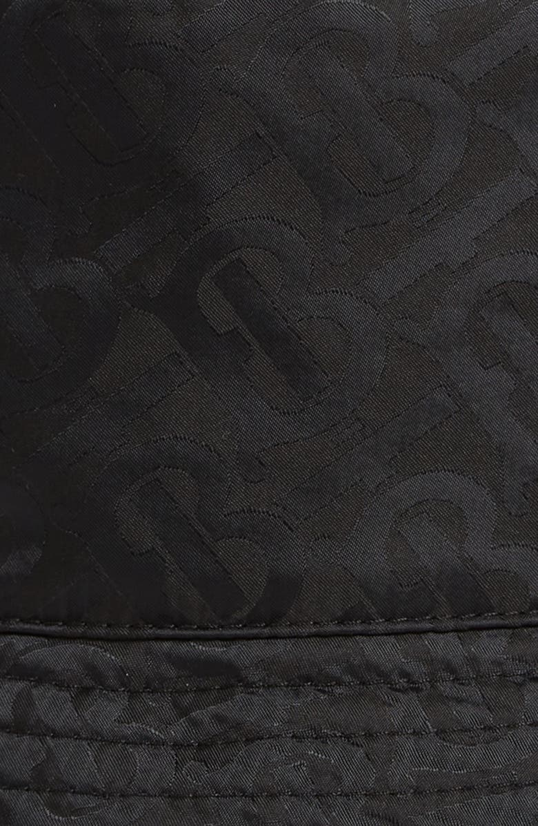 Burberry Monogram Jacquard Bucket Hat, Alternate, color,