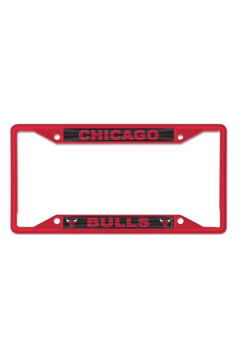 WINCRAFT Chicago Bulls Chrome Color License Plate Frame, Main, color, 