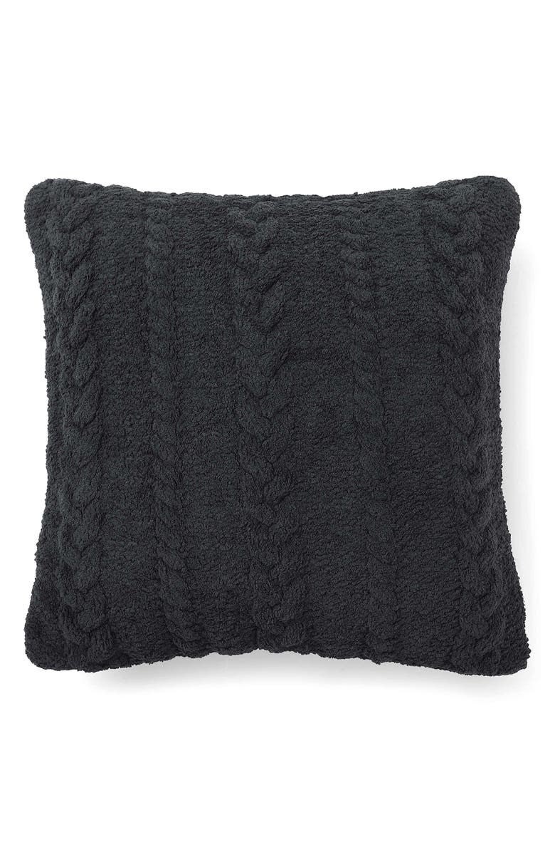 Sunday Citizen Braided Throw Pillow, Main, color, Black