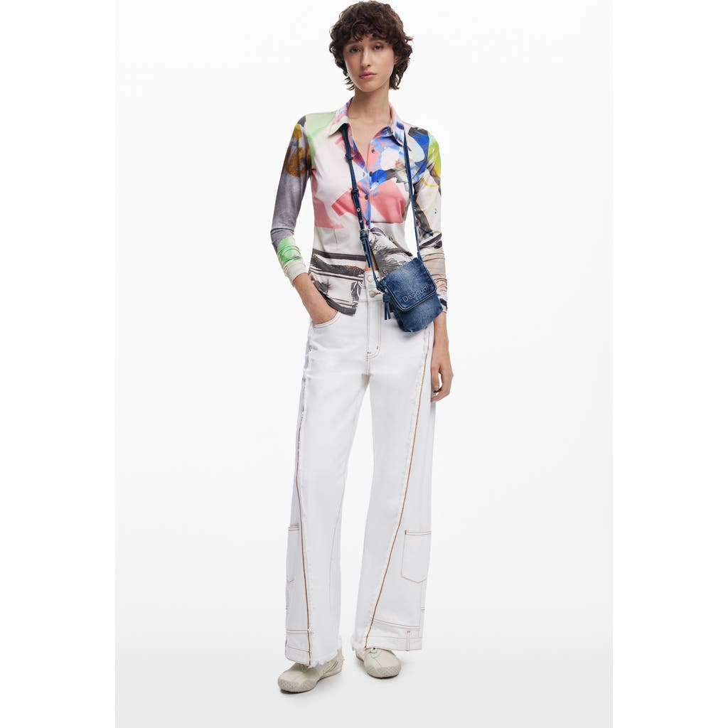 DESIGUAL DESIGUAL OTHERS DENIM CROSSBODY BAG