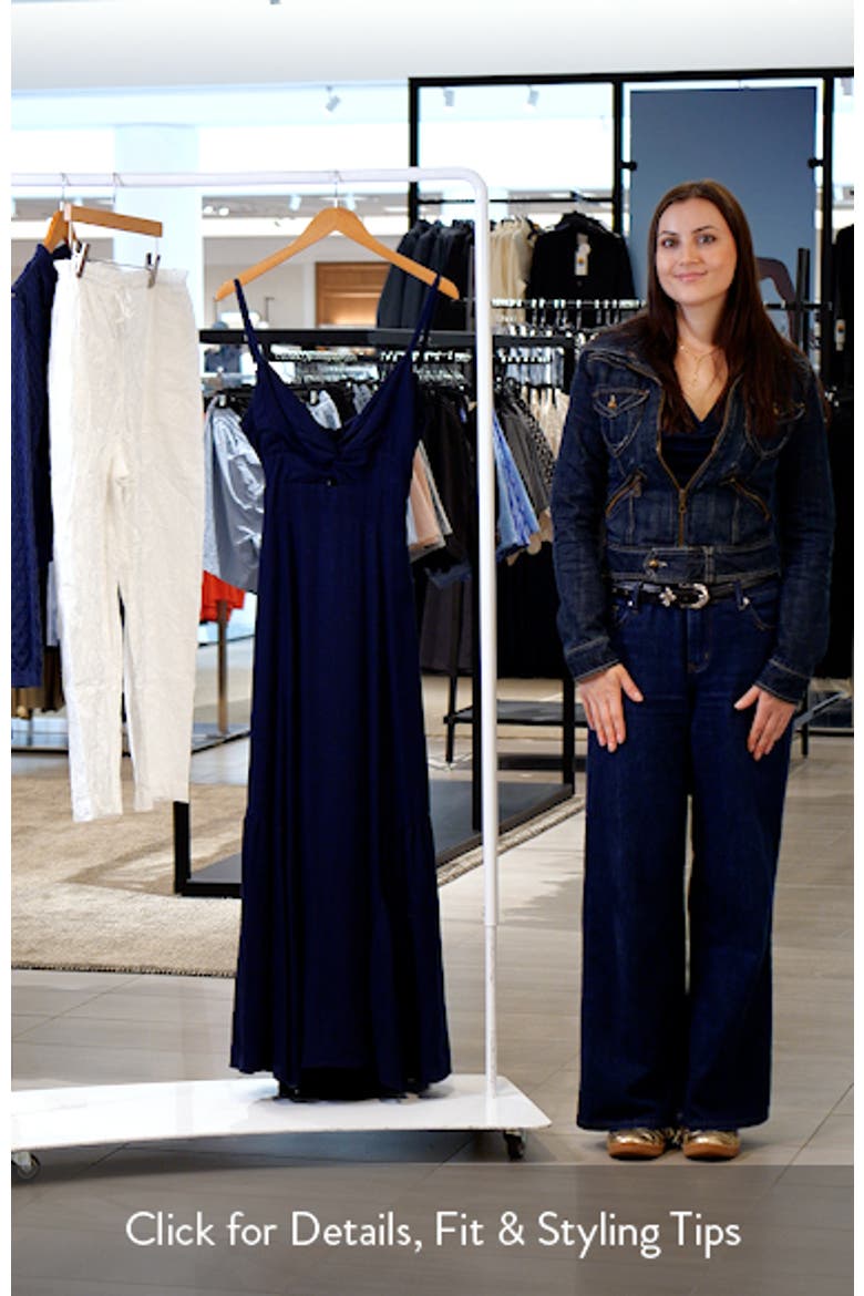 Twist Front Cutout Maxi Dress video