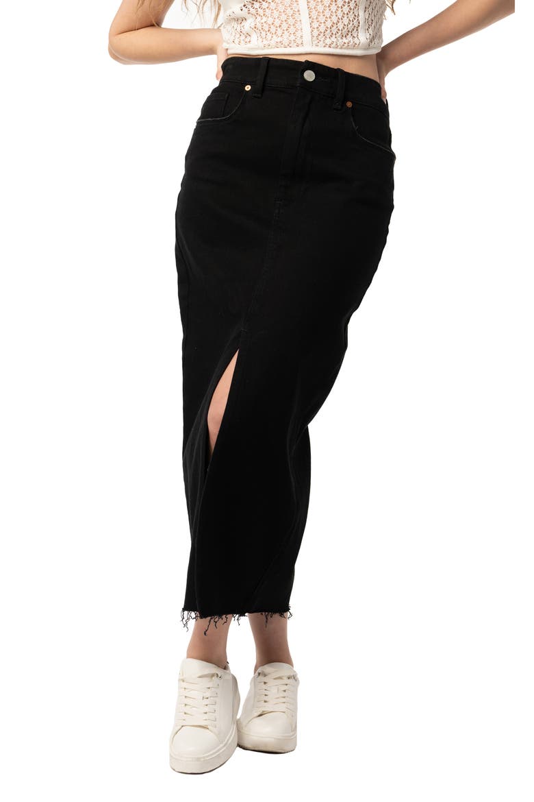 Denim Midi Skirt, Main, color, NEEDED ME