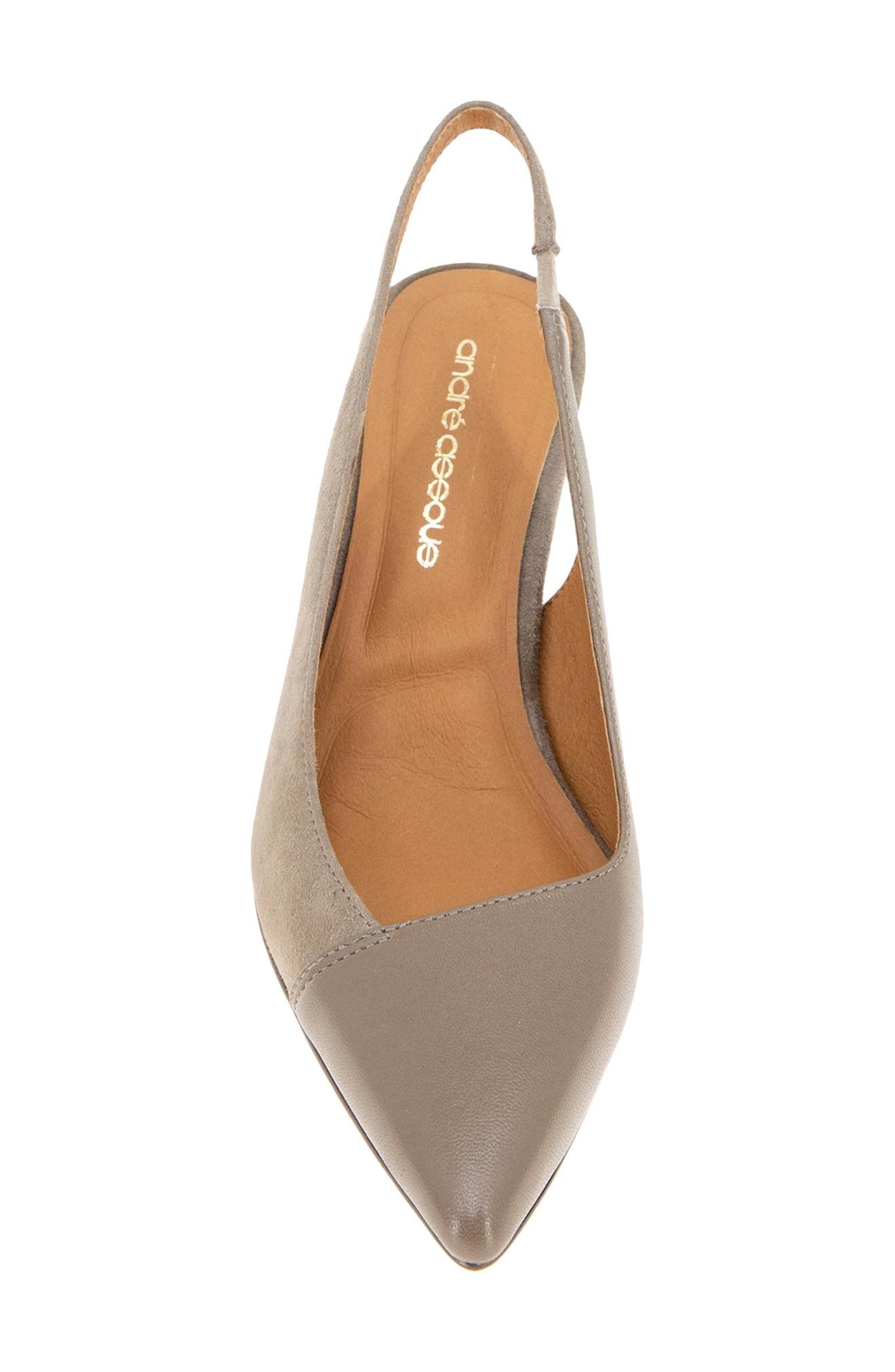 Laina Slingback Wedge Pump, Alternate, color, DESERT TAUPE