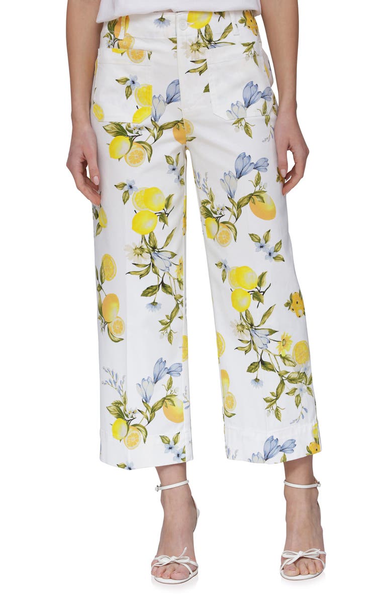 Bagatelle Cropped Cotton Twill Pants, Main, color, 