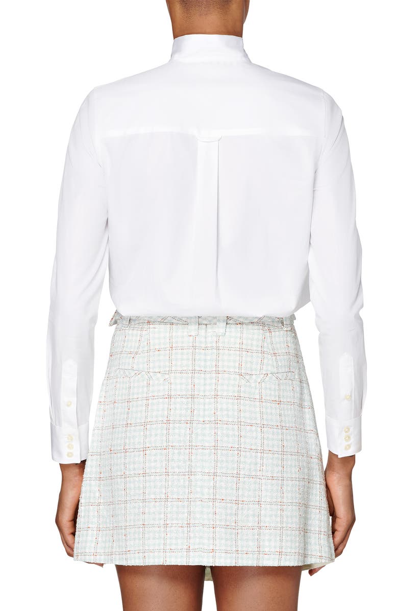 SUISTUDIO Drake Neckerchief Gingham Shirt, Alternate, color,