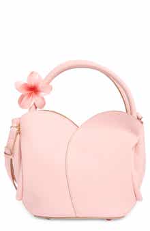 Nanette Lepore Tulip Satchel with Hibiscus Hair Tie
