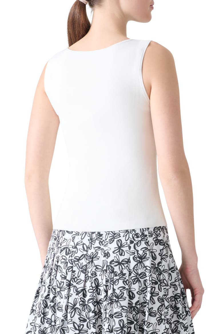 Fitted Sweater Tank, Alternate, color, CREAM