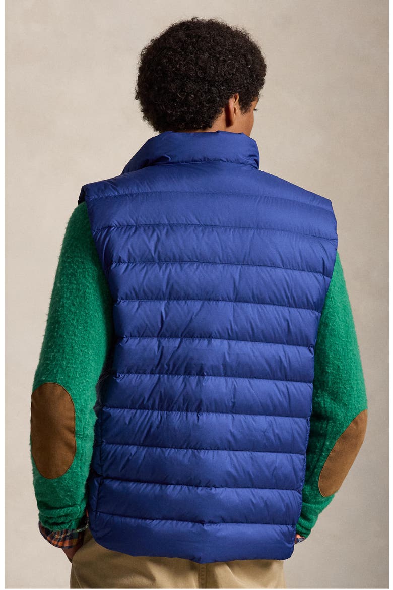 The Colden Water Repellent Packable Down Vest, Alternate, color, BLUE YACHT