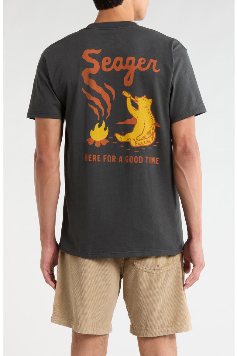 Smokey Graphic Print Cotton T-Shirt, Alternate, color, COAL