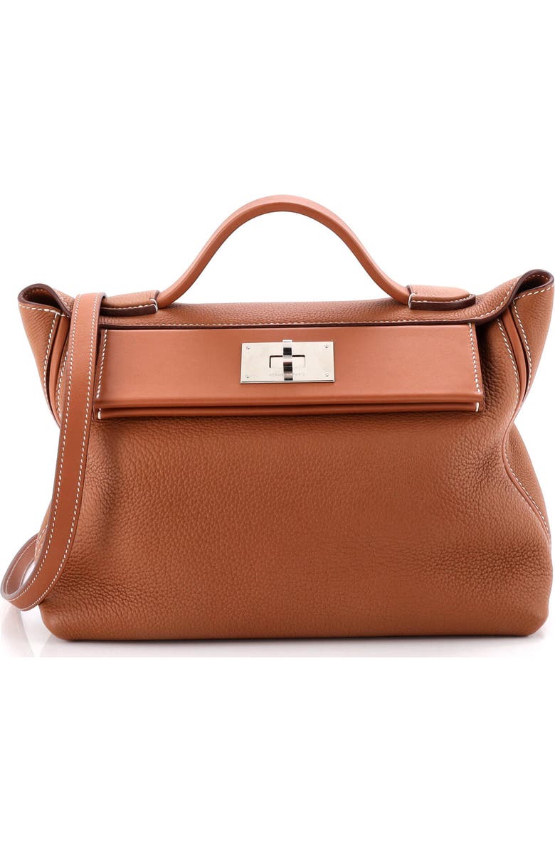 Pre-Owned Hermes 24/24 Bag Togo with Swift 29, Main, color, Gold