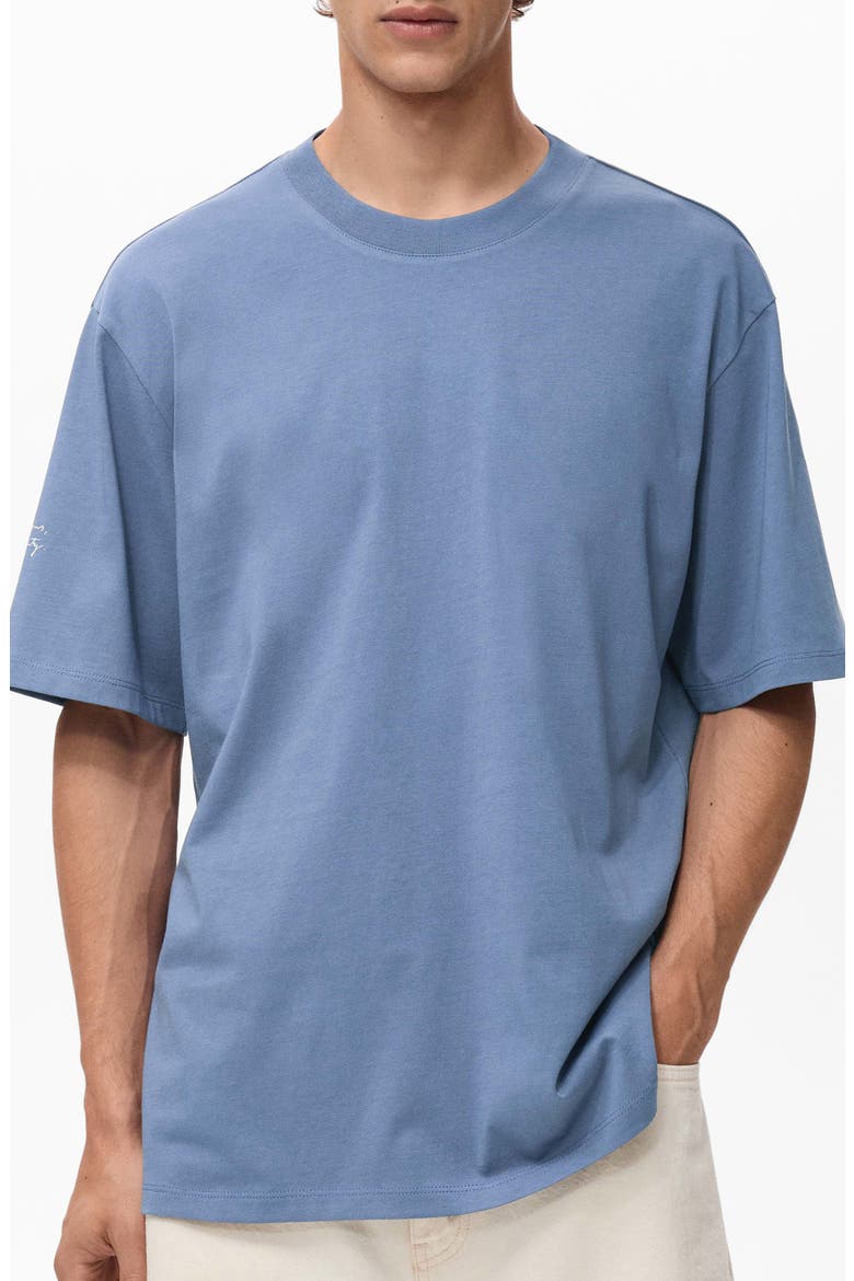 Relaxed Fit Graphic T-Shirt, Main, color, BLUE