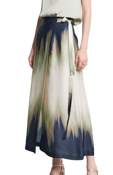 Printed Viscose Long Skirt