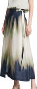 ottod'Ame Printed Viscose Long Skirt
