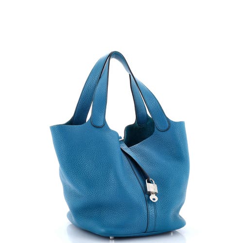 Pre-owned Hermes Hermes Picotin Lock Bag Clemence Mm