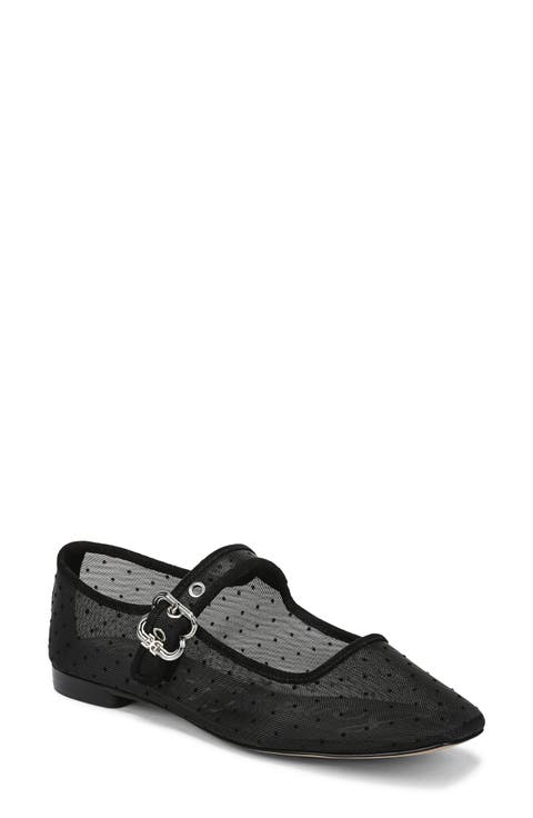 Michaela Mesh Mary Jane Flat