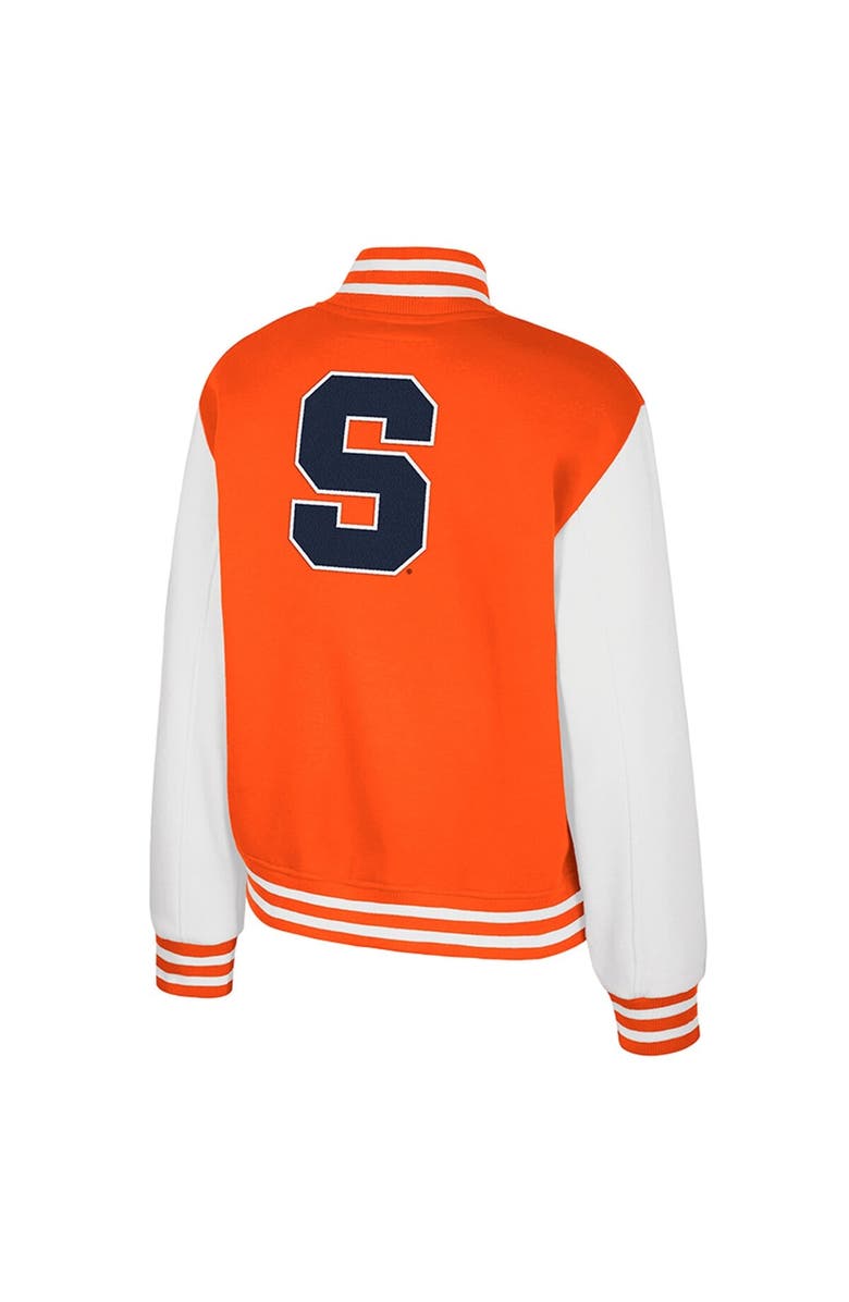 COLOSSEUM Women's Colosseum Orange Syracuse Orange French Baguette Full Snap Fleece Jacket, Alternate, color, Orange